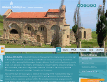 Tablet Screenshot of albania-holidays.com